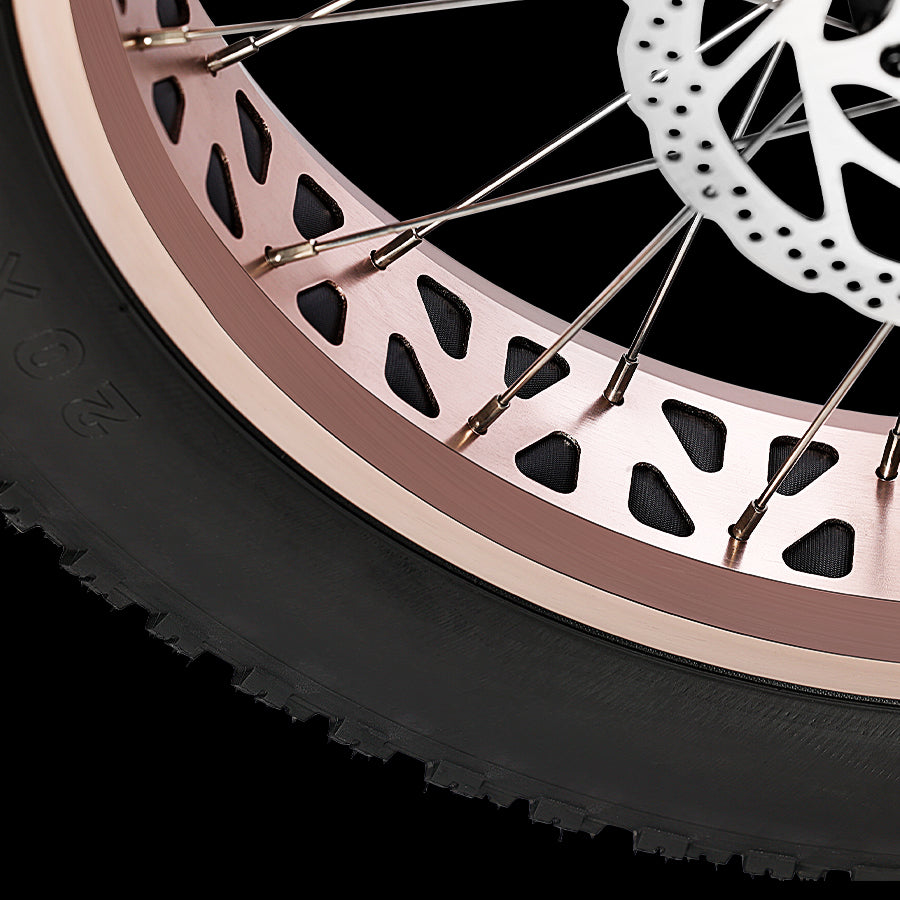 HAOQI EBIKE Champagne Gold Bike Rim