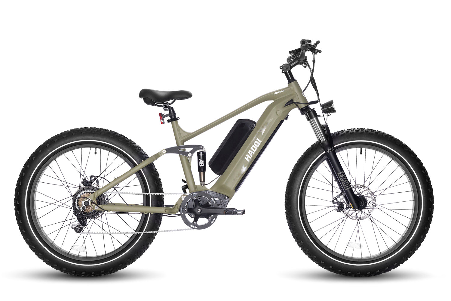 HAOQI Cheetah Full Suspension Dual Battery Electric Bike