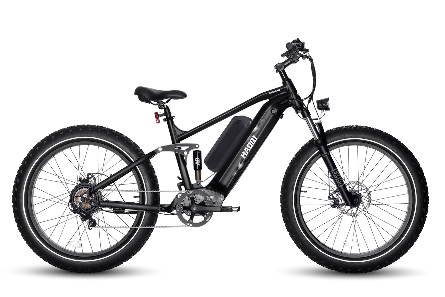 HAOQI Cheetah Full Suspension Dual Battery Electric Bike