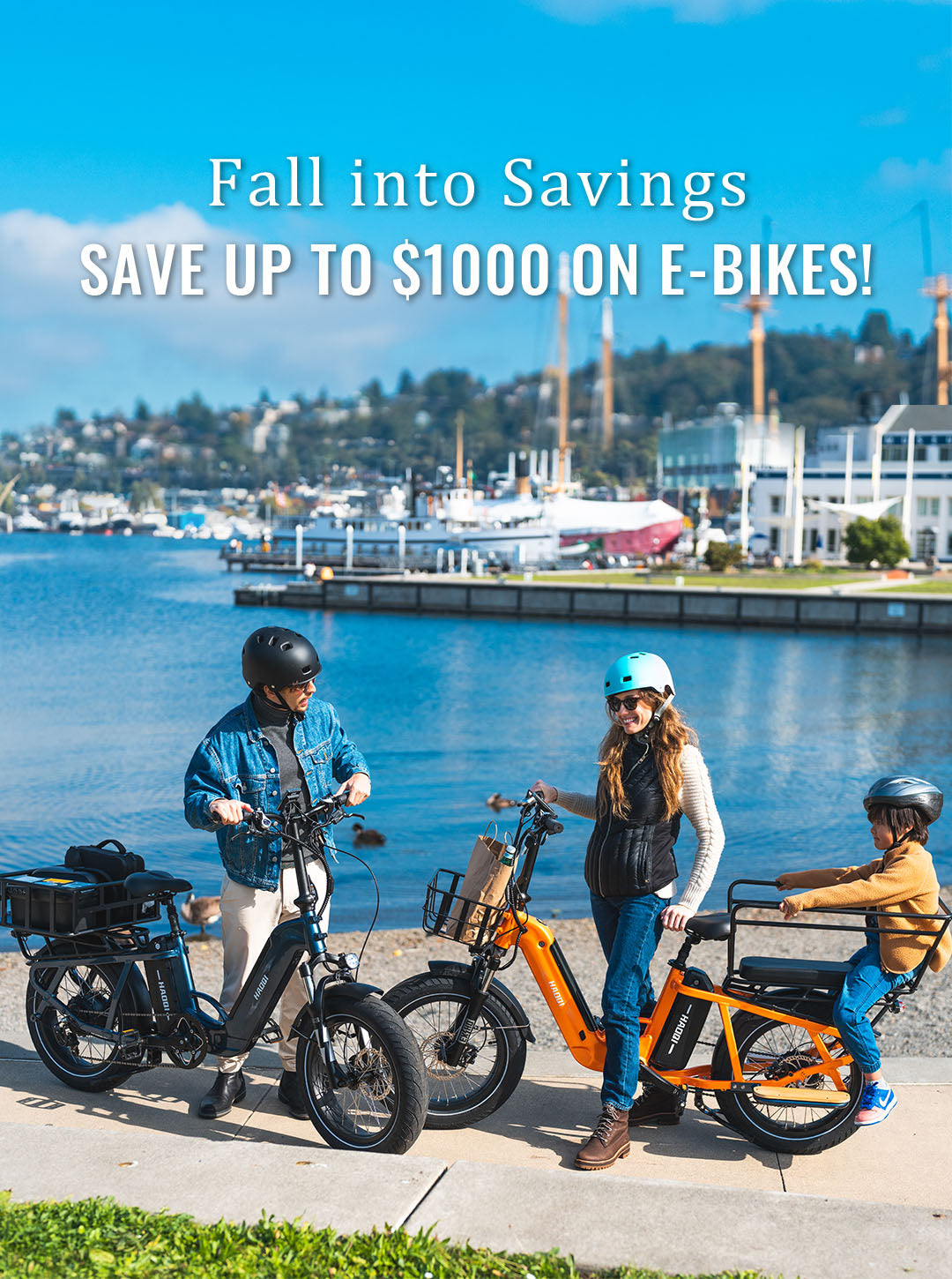 fall into savings! save up to $1000 on ebikes!