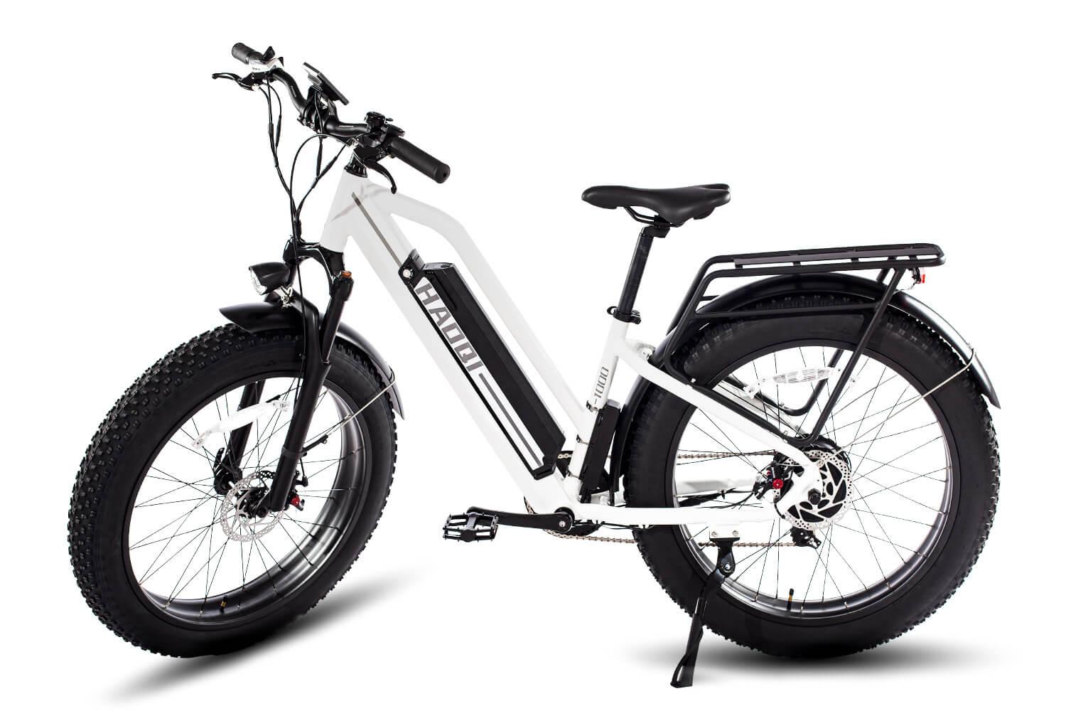 HAOQI White Leopard Pro Fat Tire Electric Bike [electric bike] [HAOQI ebike]